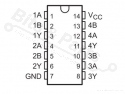 IC 74HC32 Quadruple 2-Input Positive-OR